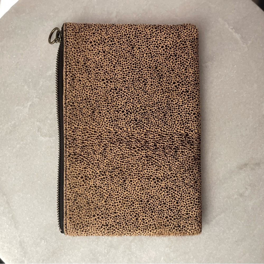 Madewell Leopard Clutch